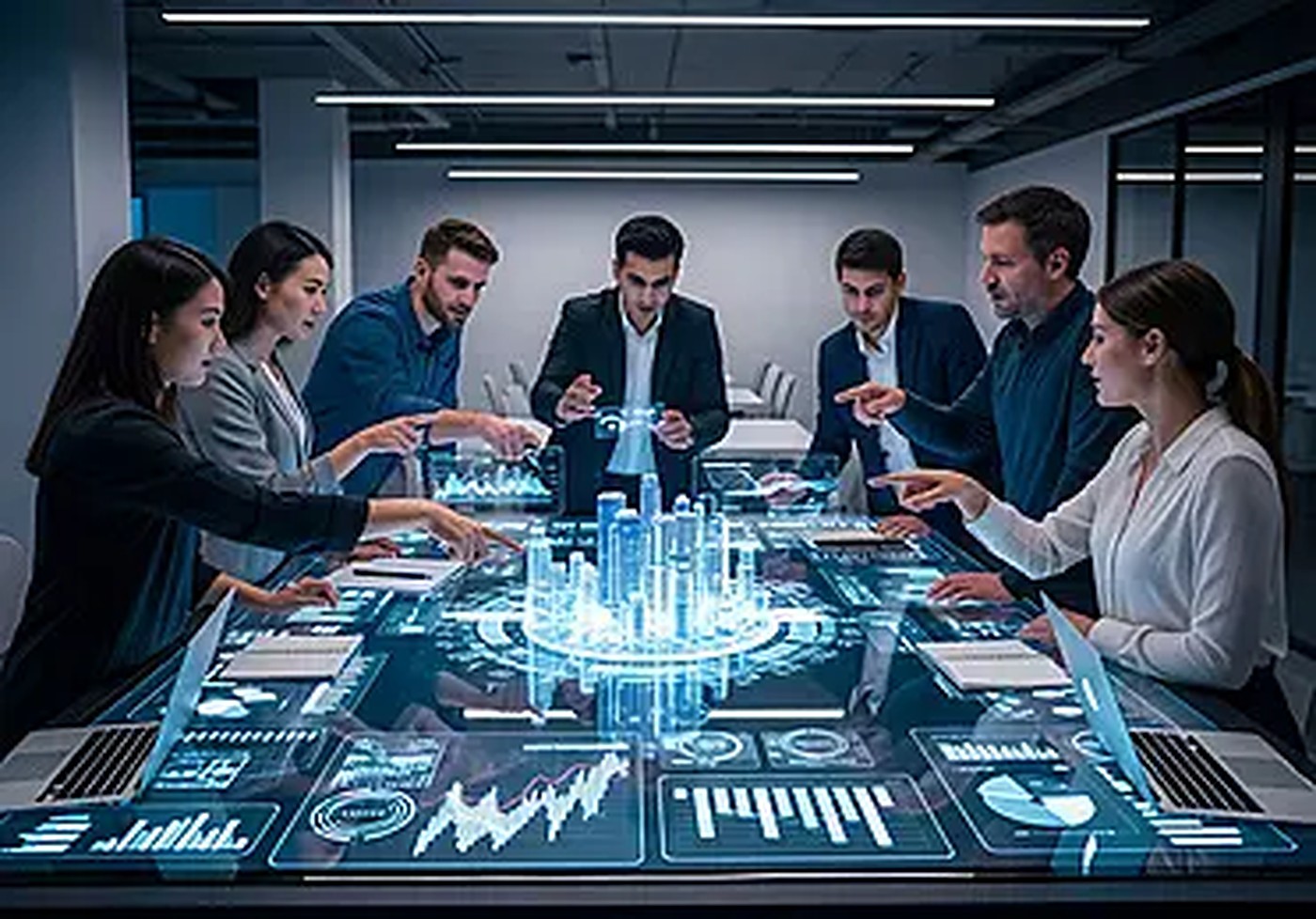 Quantum team at work